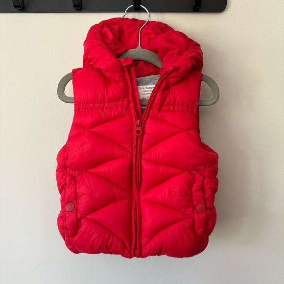 Zara Other - Zara 12-18 month baby boy red puffer vest